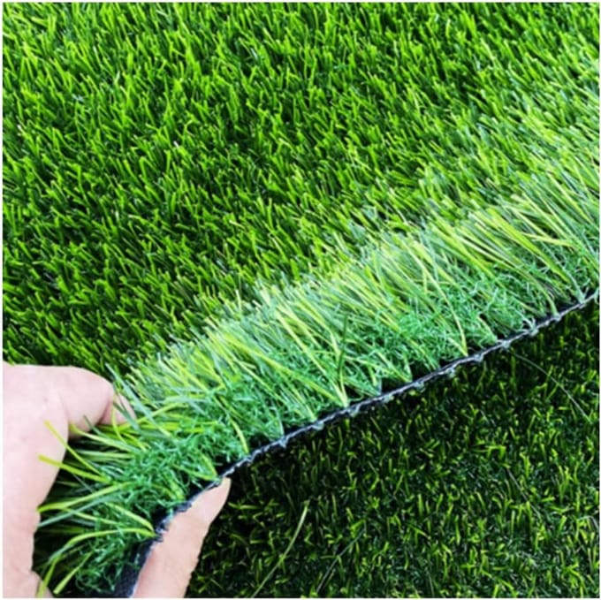 Kunstgras Tapijt - Siergras Mat - Tuin Decoratie - Waterproof Rubber Backing - 3x1m - Groen
