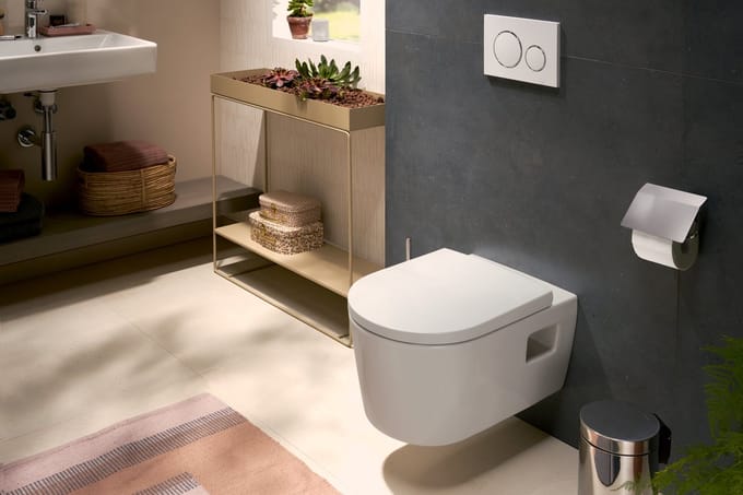 Hansgrohe EluPura Original S Closetzitting - ureum - met deksel - glans wit