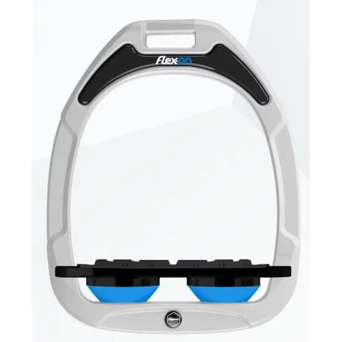 Platte Grip Beugels Wit/Zwart/Blauw Flex-On Green Composite