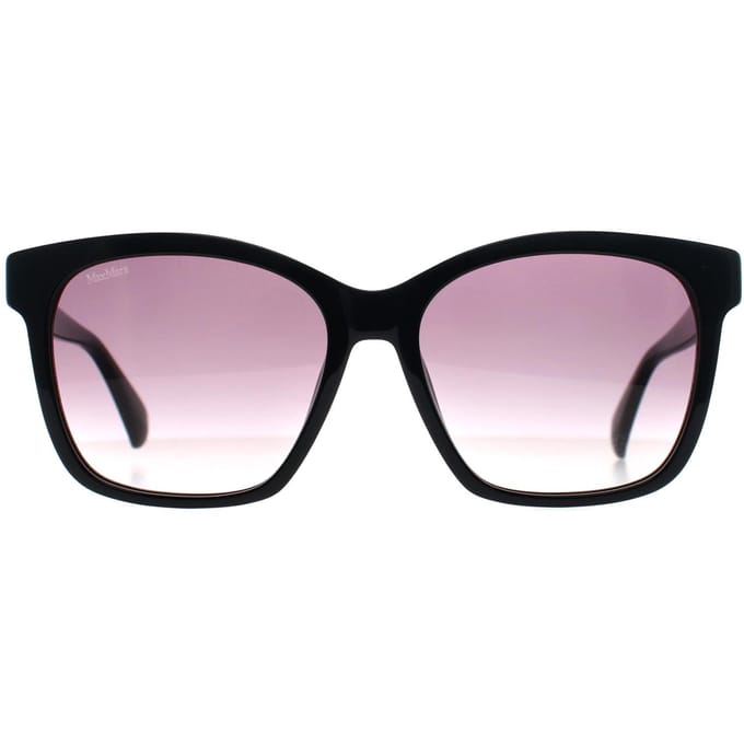 Max Mara Vierkant Dames Glimmend Zwart Rook Grijs Verloop MM0042 Logo9
