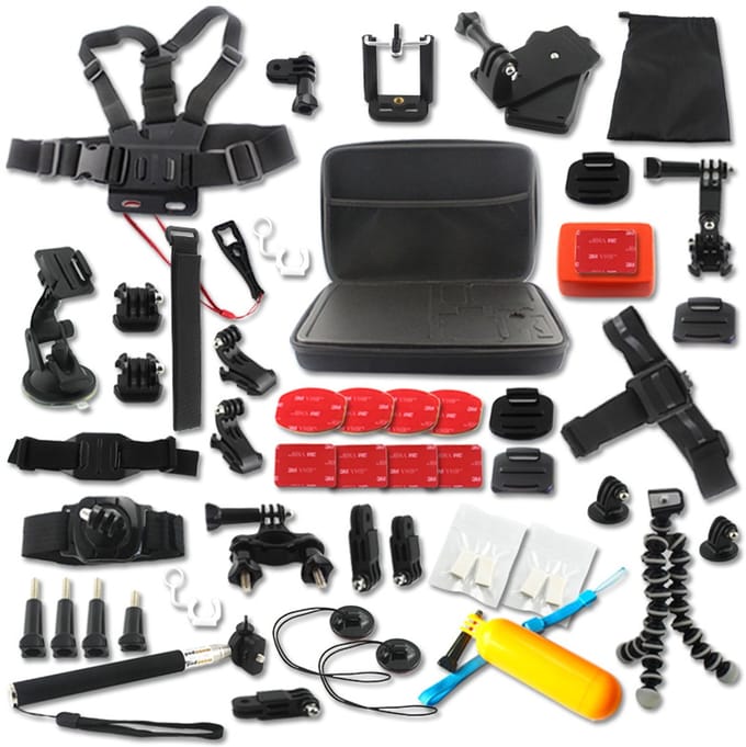 Accessoireset voor GoPro Hero - 50 onderdelen