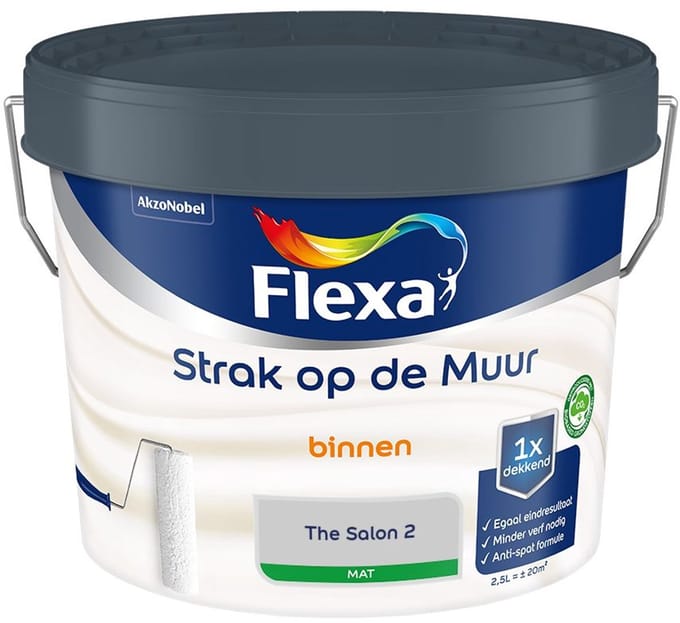 Flexa - Strak Op De Muur Binnen Mat - The Salon 2 - Mengverf - 2,5 L