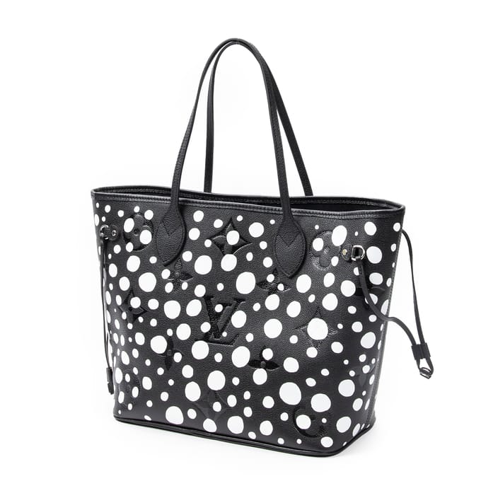 Ltd. Ed. Yayoi Kusama Infinity Dots Neverfull MM Schoudertas