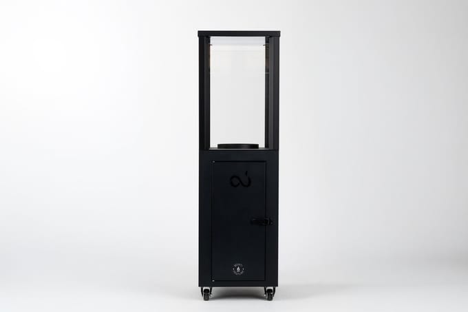 Monti HeatLine Forge Black - Pellet terrasverwarmer