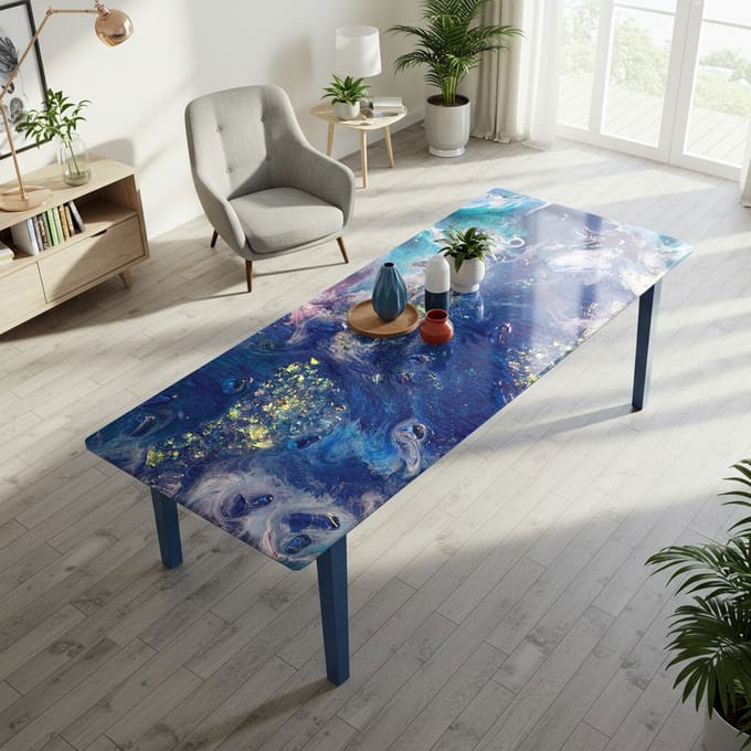 Waterdichte zelfklevende rol - Afwasbare werkbladsticker - TIKAL EPOXY - 60x100cm