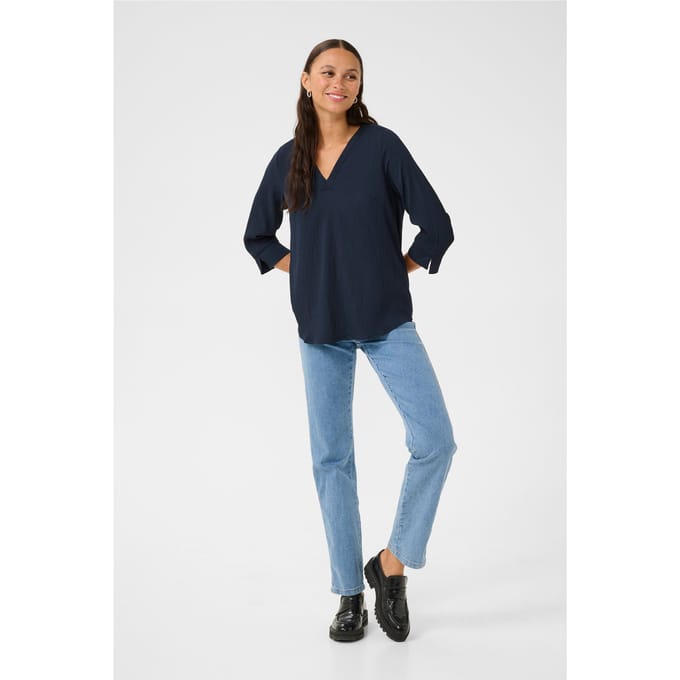 V-hals blouse voor dames KAFFE Linda
