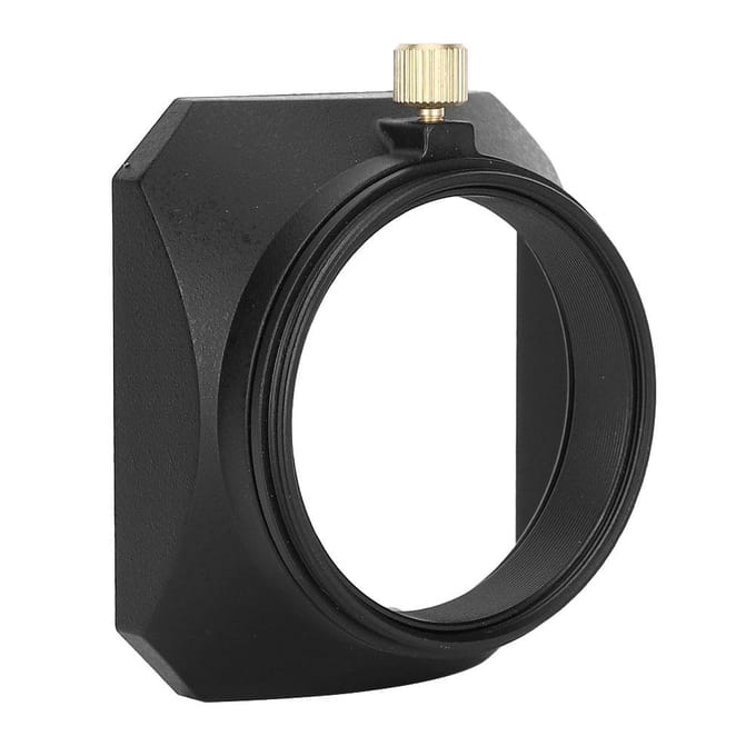 Accessoire de pare-soleil carré pour caméscope DV, filtre d'objectif de caméra vidéo numérique 43mm black