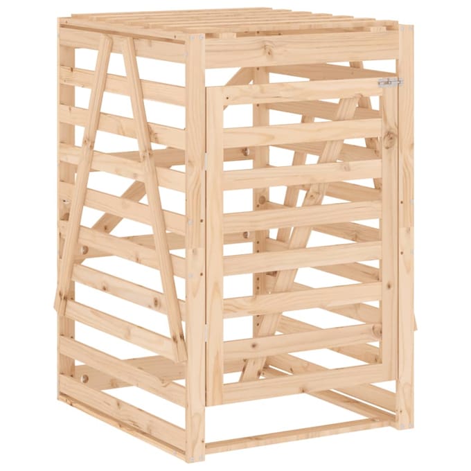 vidaXL - Containerberging - 84x90x128,5 - cm - massief - grenenhout