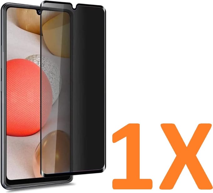 Screenprotector Glas - Privacy Tempered Glass Screen Protector Anti-Spy Geschikt voor: Samsung Galaxy A33 5G - 1x