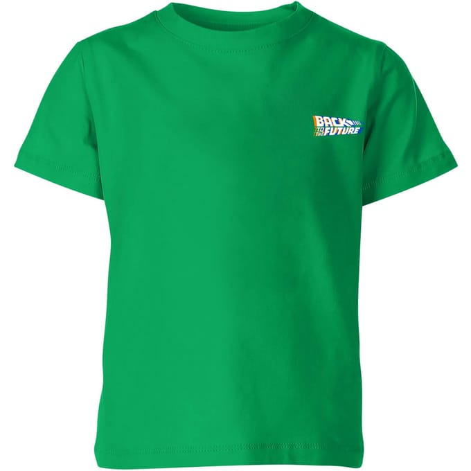Back To The Future Kids' T-Shirt - Green - 110/116 (5-6 jaar)