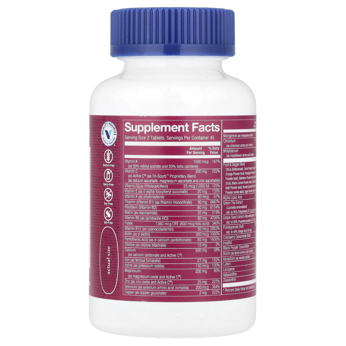 The Vitamin Shoppe, Ultimate Woman®, Multivitamine en Multimineraal, 90 Tabletten