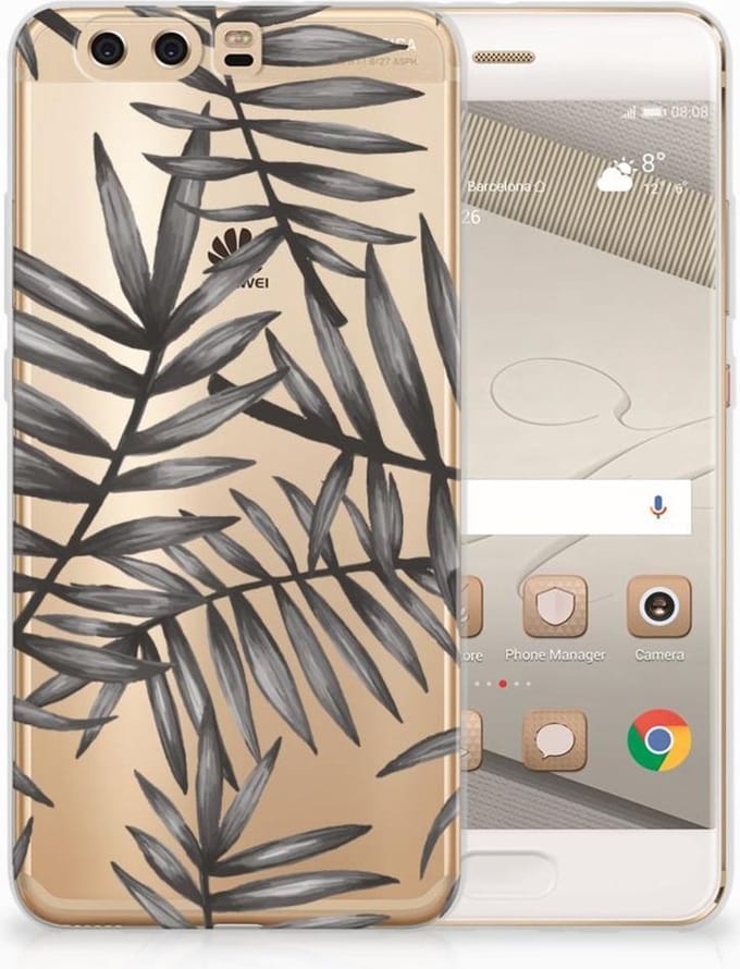 Huawei P10 Plus TPU Case Leaves Grey