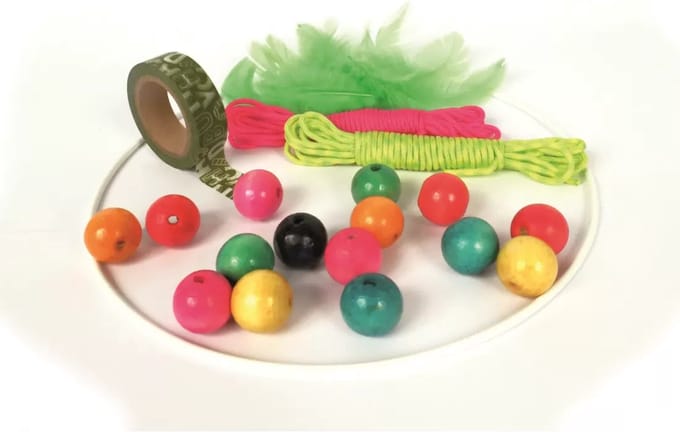 Graine Creative dromenvanger knopen set 20 cm tropisch creatief speelgoed.