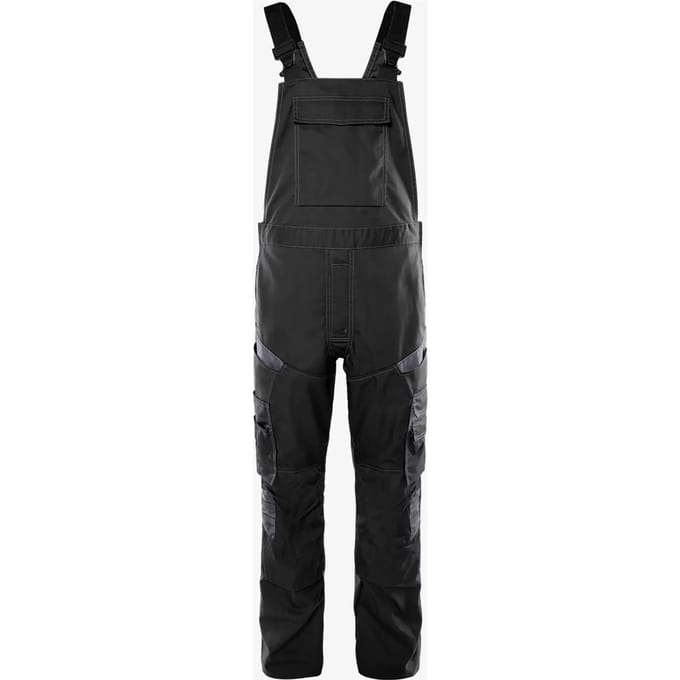 Fristads Amerikaanse overall 1556 STFP - Zwart/Grijs - C58
