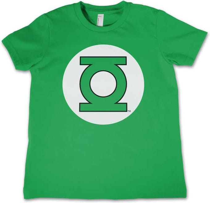 DC Comics Green Lantern Kinder Tshirt -M- Logo Groen