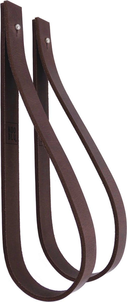 NOOBLU Ophanglus SLING 2,5 cm - Maat: M - 60 cm, Kleur: Chocolate brown
