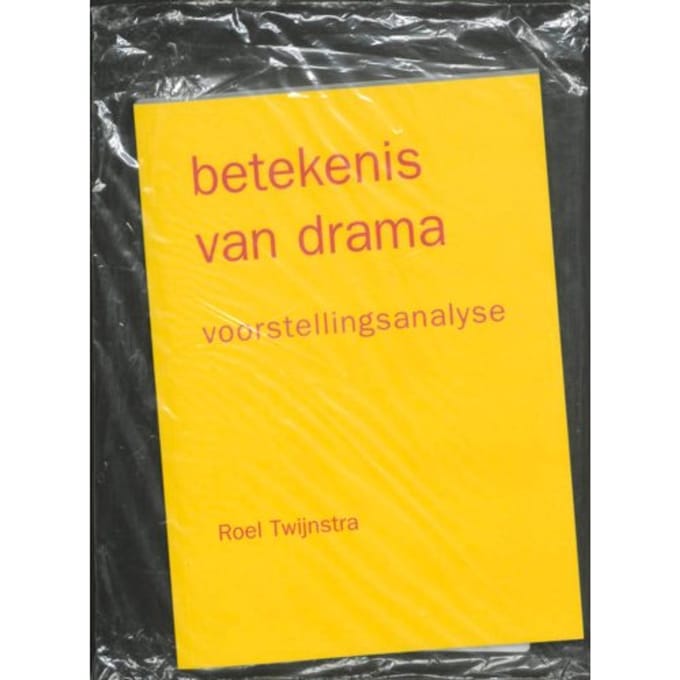 Betekenis Van Drama - R. Twijnstra