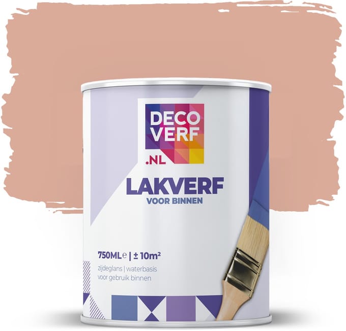 Decoverf lakverf perzik, 750ml