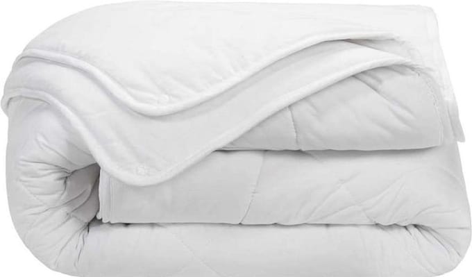 100% Soft Katoen 4-seizoenen Princess Kinderdekbed -120x150-cm-Wit