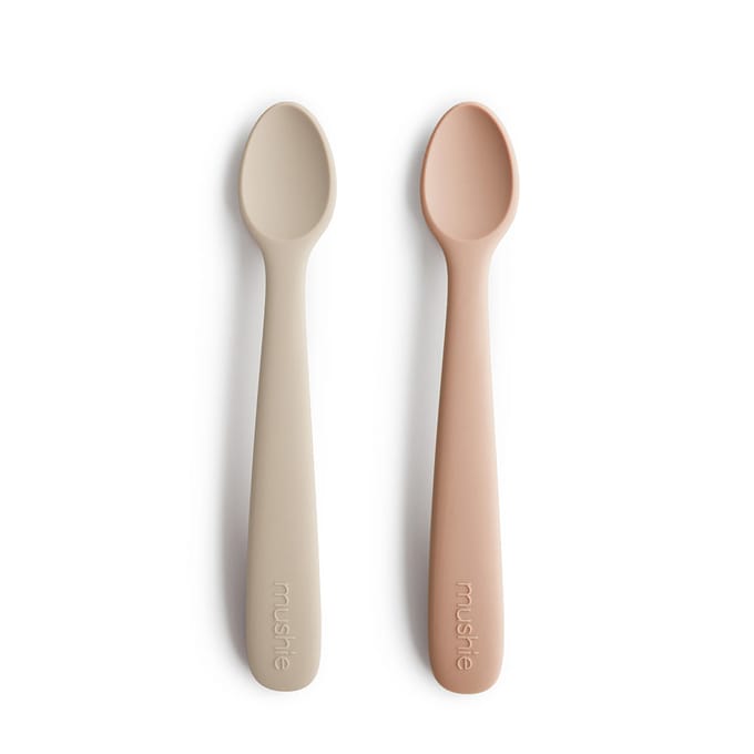 Mushie Kinderbestek Set Lepels - Blush / Shifting Sand