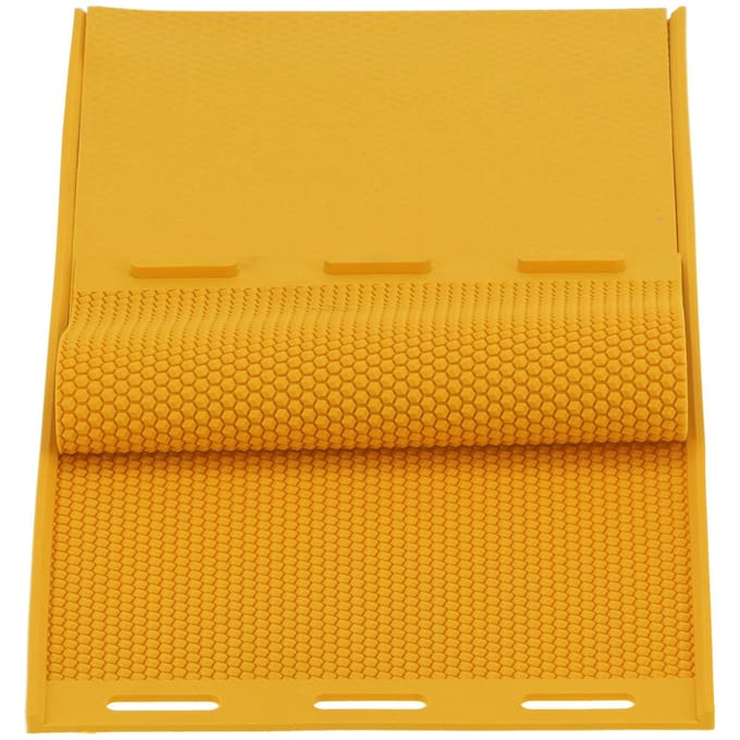 2 stuks 5,4 mm bijenwaspersmal DIY rubberen kamfunderingsplaat bijenhouderij-accessoire geel orange