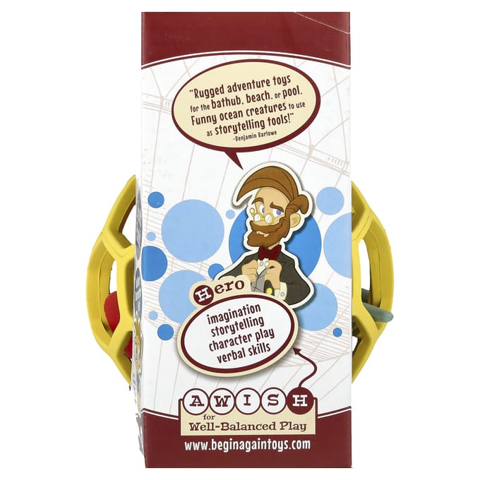 Begin Again Toys, boules de bain, 2 ans et plus, 4 pièces gray