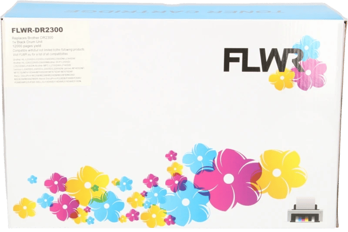FLWR - Drumcartridge / DR-2300 / Zwart - Geschikt voor Brother