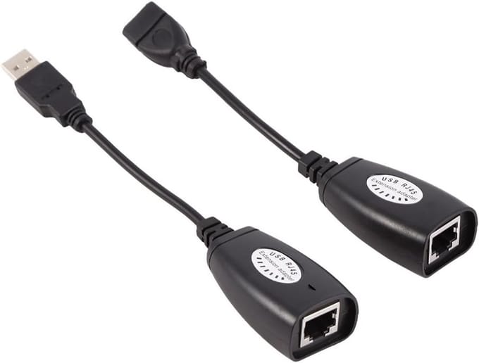 USB naar Ethernet Adapter - USB 2.0 LAN Netwerkkaart voor RJ45 Cat5/Cat6 Kabel