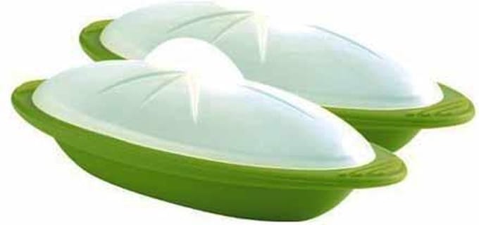 Minute Cooker stoomkoker mini groen, set van 2 - Mastrad