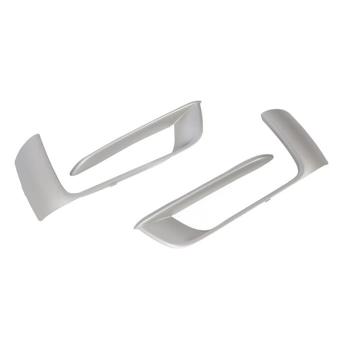 Paire de caches de phares antibrouillard 51117308044, garniture de calandre de pare-chocs avant pour X5 white
