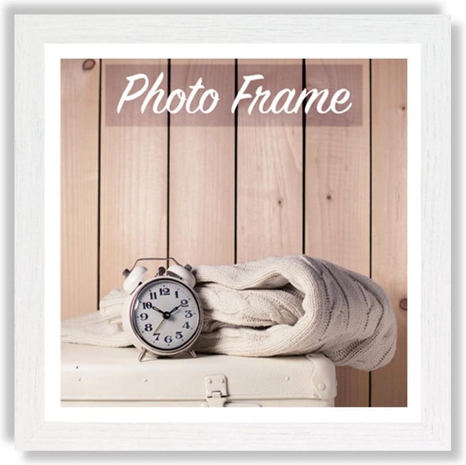Zep Houten Fotolijst V21303 Nelson 3 Wit 30x30cm