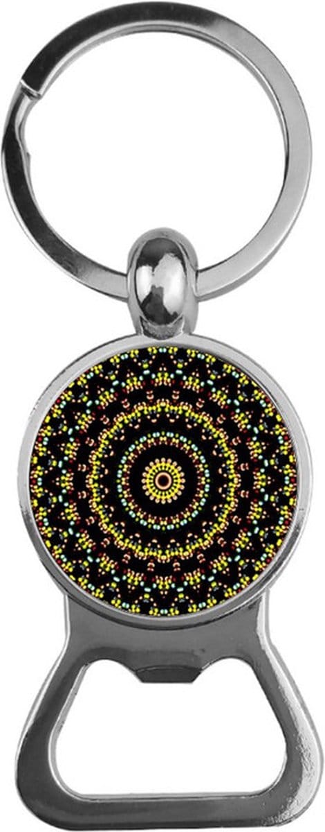 Bieropener Glas - Mandala