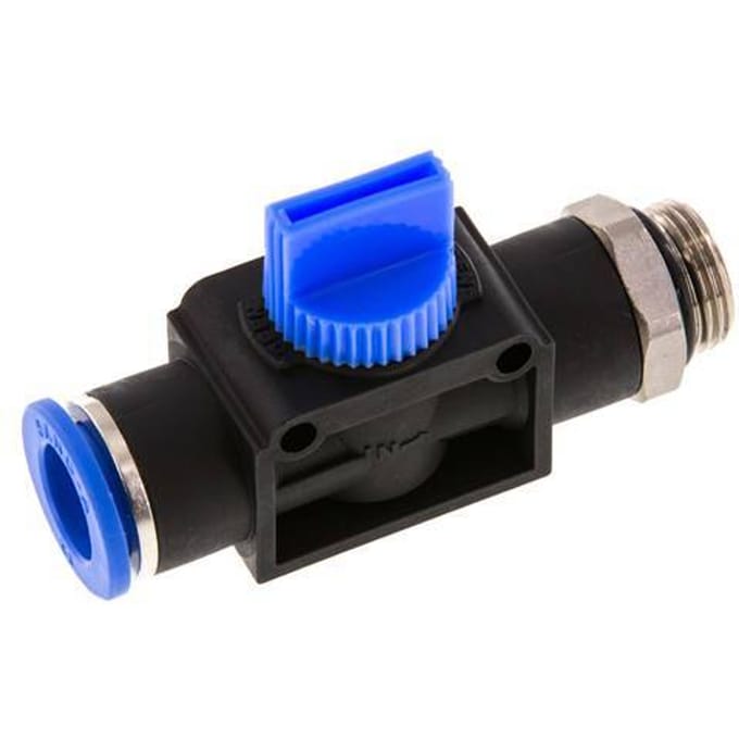 12 mm - G3/8'' Kunststof/Messing 3/2-Weg Handafsluiter Ontluchting aan Draadzijde