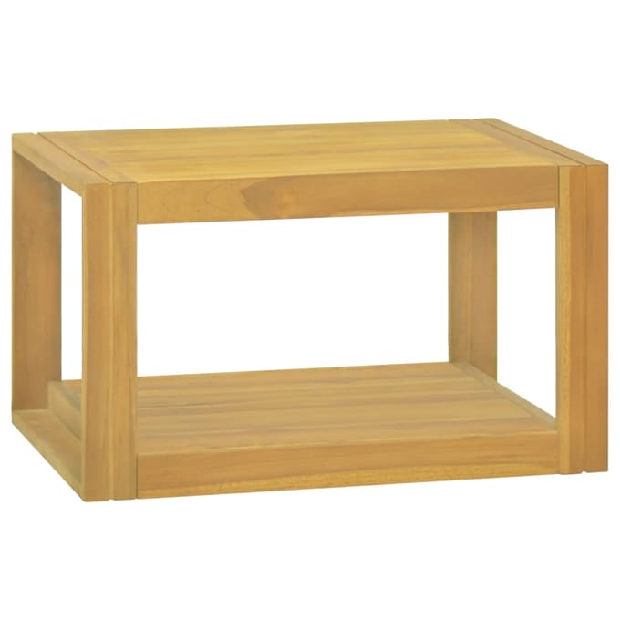 vidaXL - Badkamerwandkast - 60x45x35 - cm - massief - teakhout