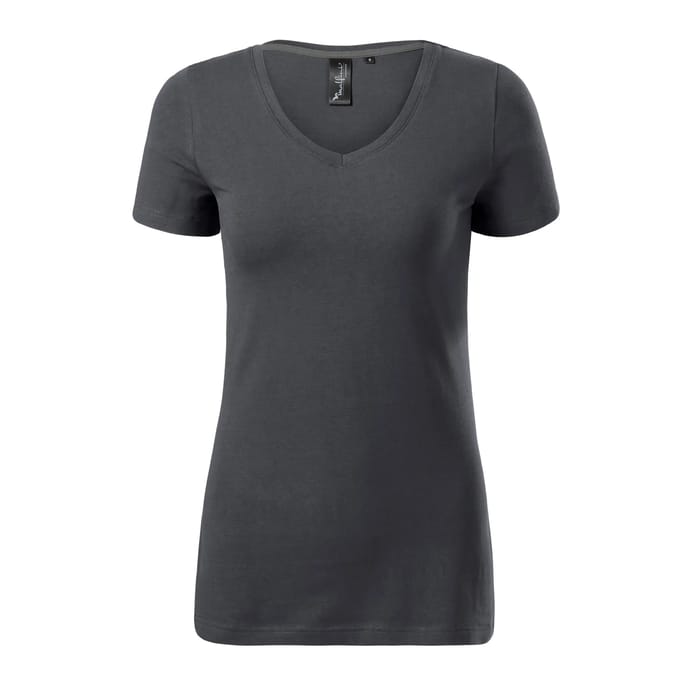 Dames-T-shirt met V-hals Malfini Premium Action 701