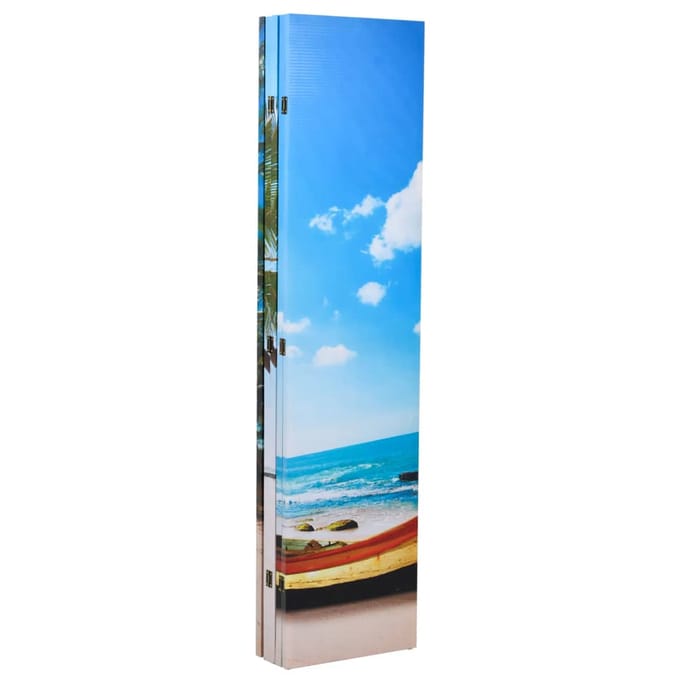 vidaXL - Kamerscherm - inklapbaar - strand - 200x170 - cm
