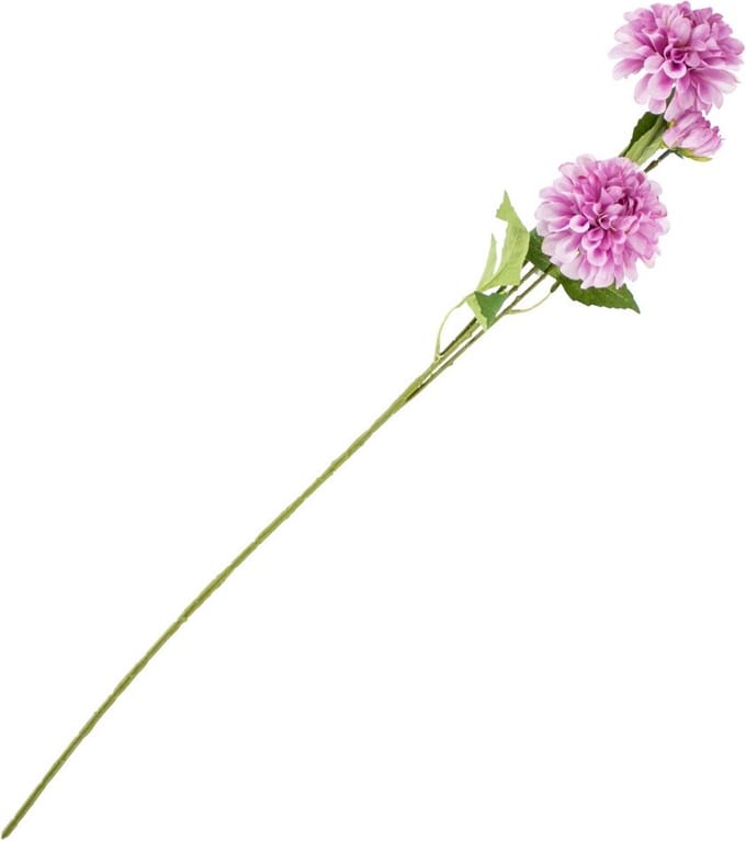 HomeBound by KY | Kunstbloem dahlia 75cm lila - 75cm | kunstbloem | kunstbloem dahlia
