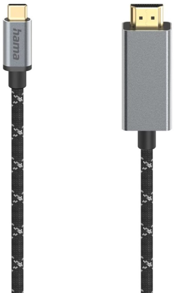 Hama Video Kabel USB C - HDMI Ultra-HD 8K/60Hz 150 cm Aluminium
