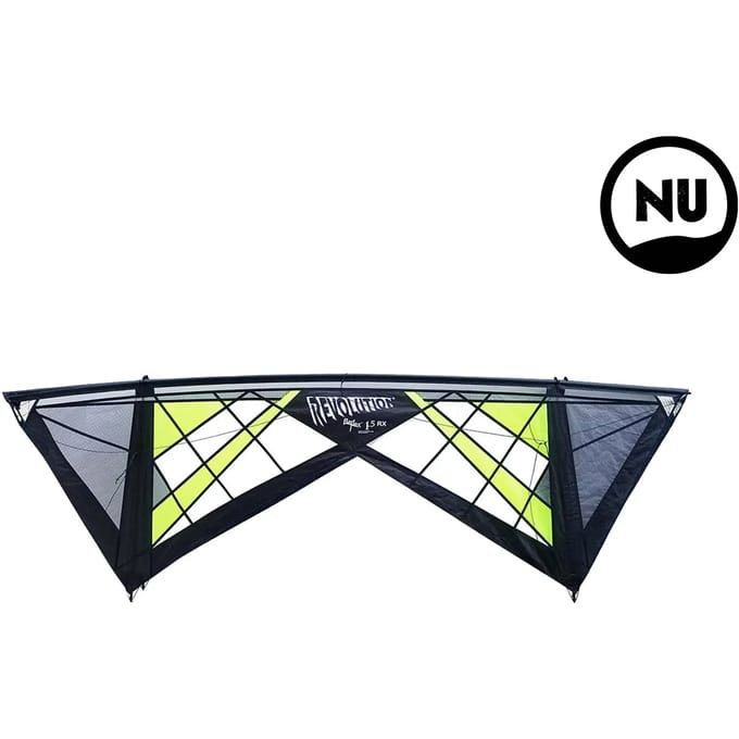 Vlieger met handvatten Revolution Kites Revolution Reflex 1.5 Rx Spiderweb (Avec Poignées - Sans Lignes)