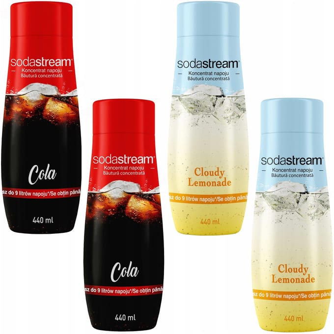 SodaStream Set - Cola en Lemonade Concentraten - 440ml - Milieuvriendelijk
