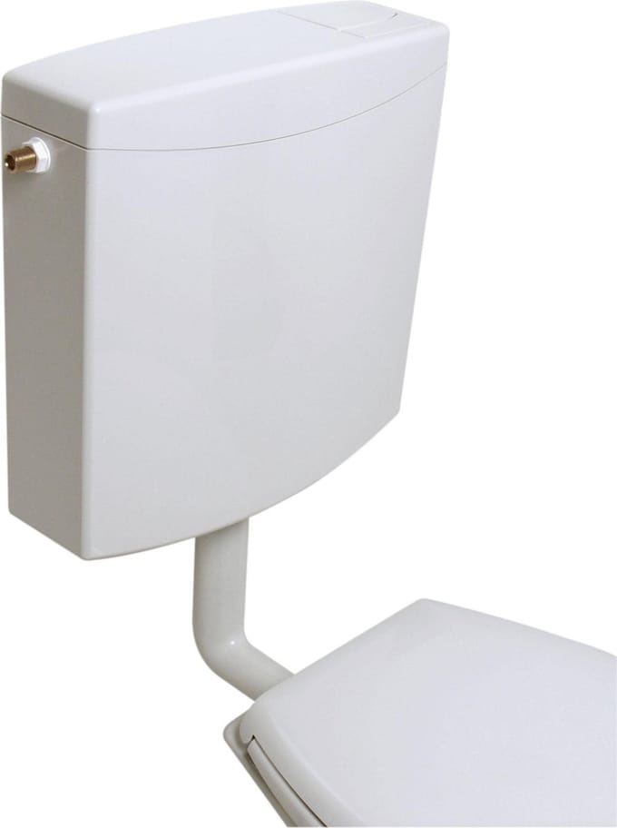 Plieger Weser Laaghangend Reservoir - Dualflush - Wit - Stortbak