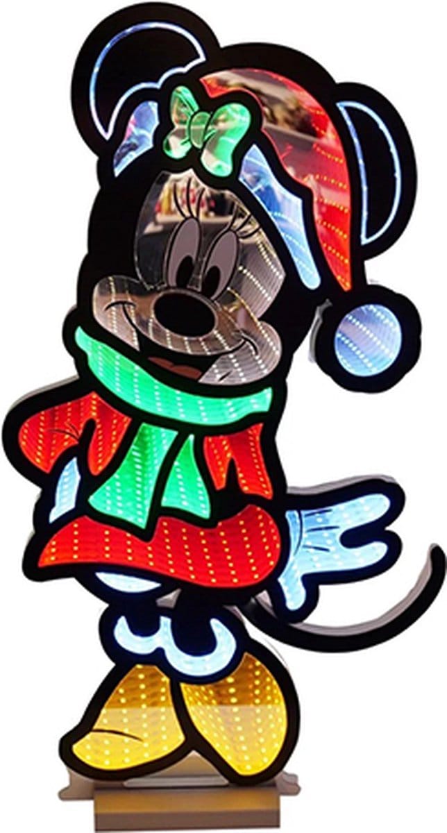 Disney - Infinity Minnie Mouse Spiegellamp - multicolor - 40 cm - kunststof
