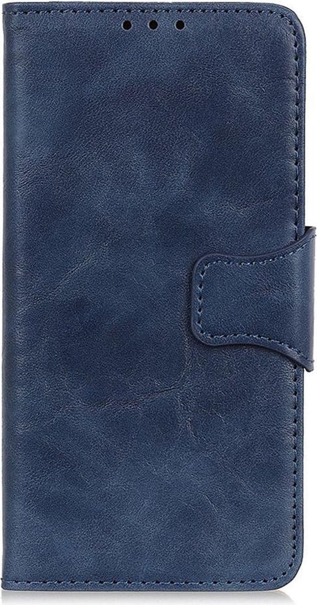 "Shop4 - Xiaomi Mi Note 10 Lite Hoesje - Book Case Cabello Blauw"