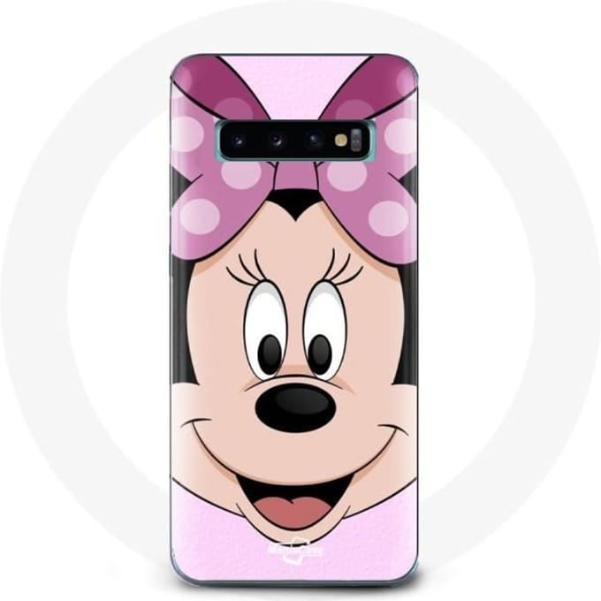 Coque - Minnie Mouse - Samsung Galaxy S10 Edge - Souple - Dessin animé - Rose rose
