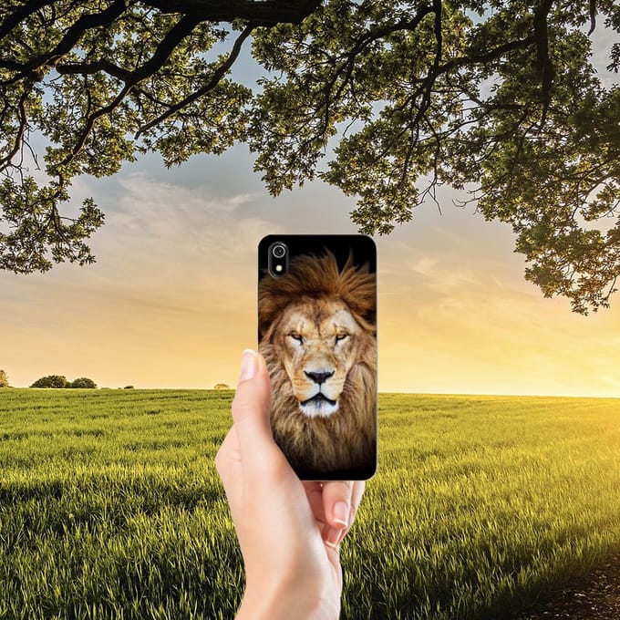 Xiaomi Redmi 7A TPU Hoesje Leeuw