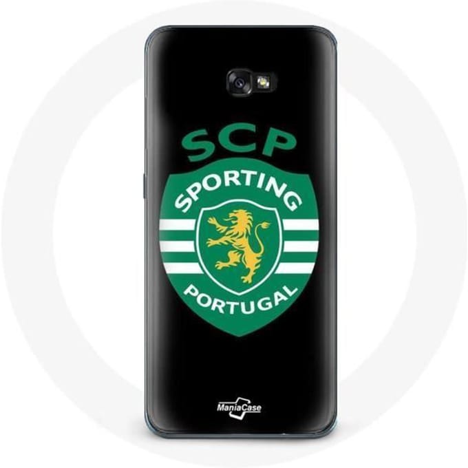 Coque maniacase pour Samsung Galaxy A3 2017 scp sporting portugal fond noir
