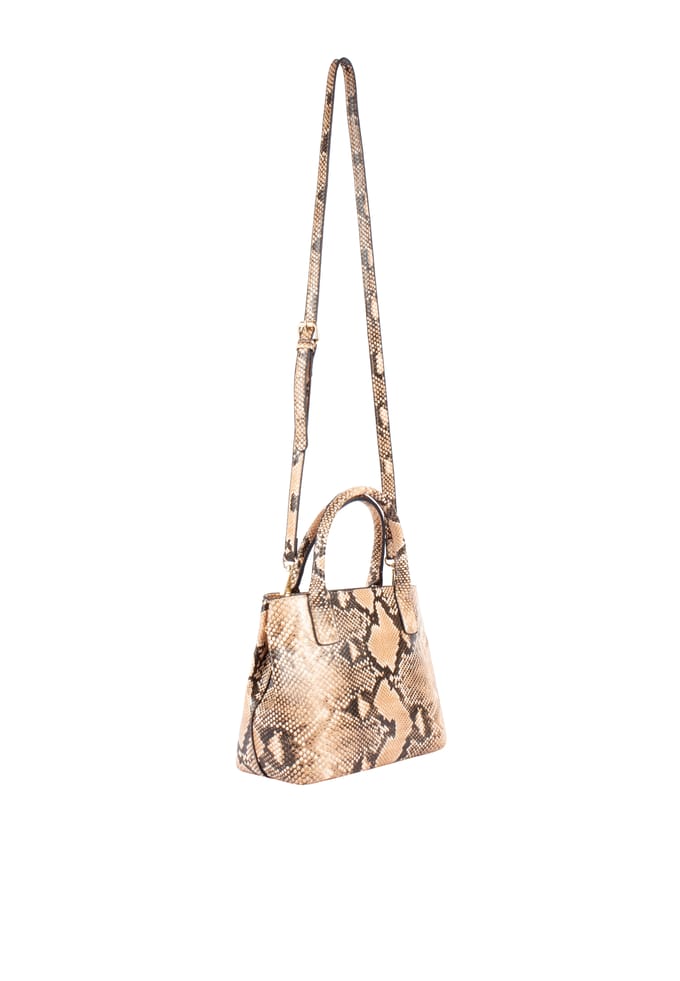 Faina Handtas Dames Camel zwart