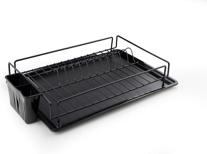 Asir - Afdruiprek - Zwart - 35,5 x 9,5 x 29,5 cm