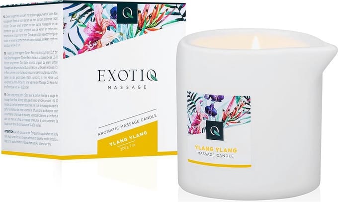 Exotiq - Massagekaars - Massage kaars - Massage candle - Ylang Ylang - 200g