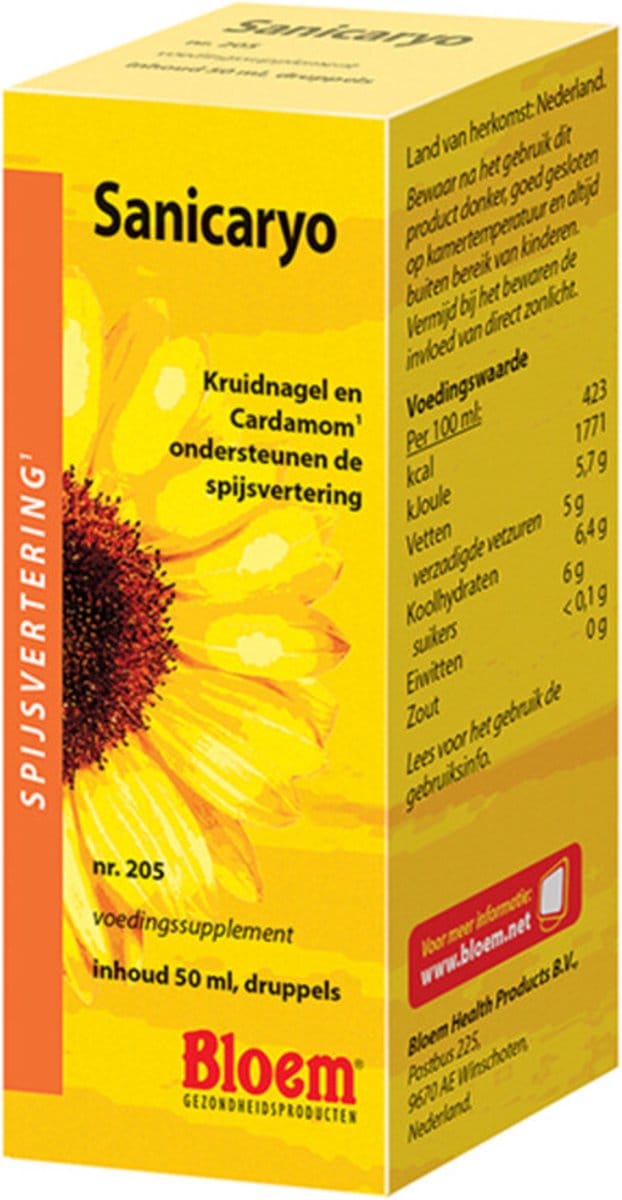 Bloem Sanicaryo - 50 ml - Voedingssupplement